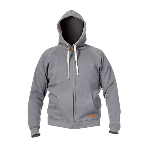 ⁨Sweatshirt with hood and zipper gray, "2xl", ce, lahti⁩ at Wasserman.eu