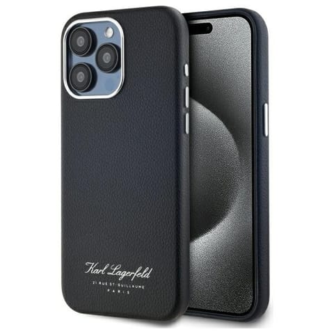 ⁨Karl Lagerfeld KLHCP15XPGWCMKHK iPhone    15 Pro Max 6,7" hardcase czarny/black hotel RSG⁩ w sklepie Wasserman.eu