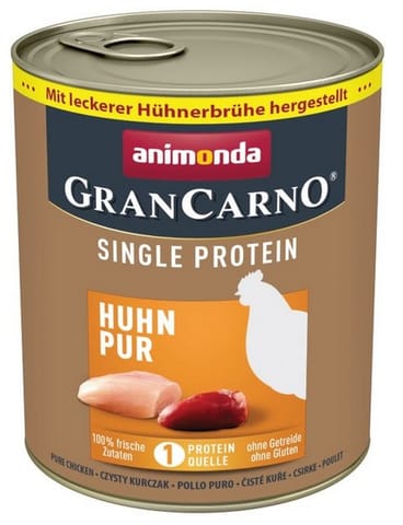 ⁨animonda GranCarno Single Protein flavor: chicken - 800g can⁩ at Wasserman.eu