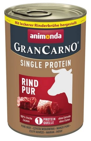 ⁨Animonda GranCarno Single Protein Beef can 400g⁩ at Wasserman.eu