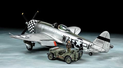 ⁨Model plastikowy P-47D Thunderbolt Bubbletop + 1/4-Ton 4x4⁩ w sklepie Wasserman.eu