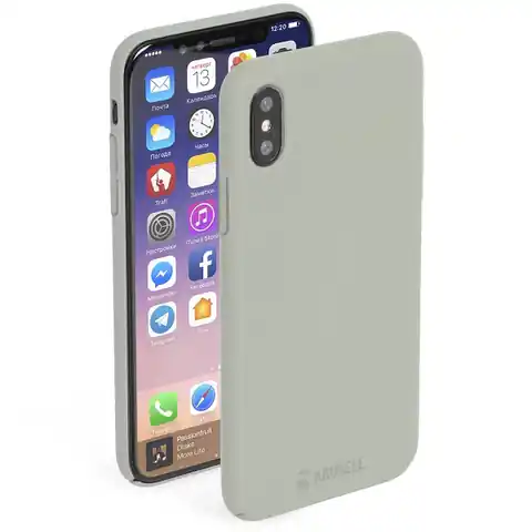 ⁨Krusell iPhone X Sandby 61092 piaskowy/sand BackCover⁩ w sklepie Wasserman.eu