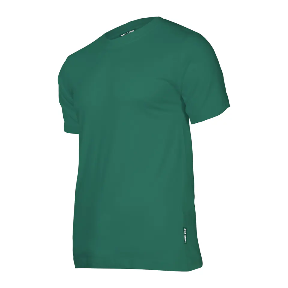 ⁨Koszulka t-shirt 180g/m2, zielona, "l", ce, lahti⁩ w sklepie Wasserman.eu