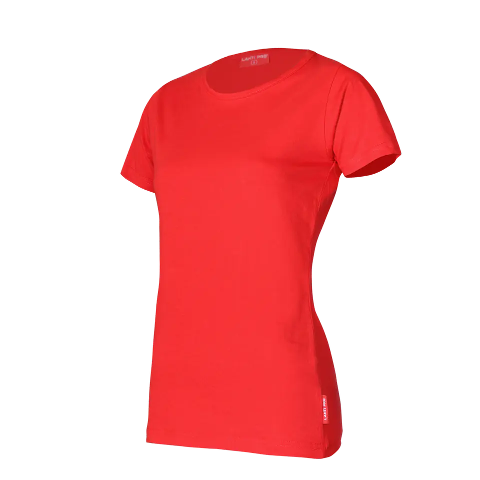 ⁨Koszulka t-shirt damska, 180g/m2, czerwona, "3xl", ce, lahti⁩ w sklepie Wasserman.eu