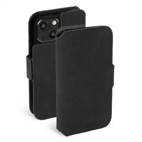 ⁨Krusell PhoneWallet Leather iPhone 13 6.1" czarny/black 62394⁩ w sklepie Wasserman.eu