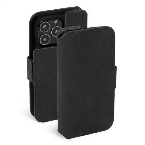 ⁨Krusell PhoneWallet Leather iPhone 13 Pro Max 6.7" czarny/black 62396⁩ w sklepie Wasserman.eu