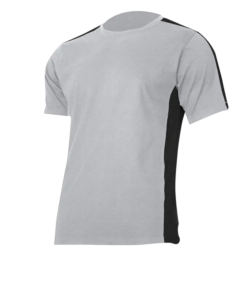 ⁨Koszulka t-shirt 180g/m2, szaro-czarna, "s", ce, lahti⁩ w sklepie Wasserman.eu
