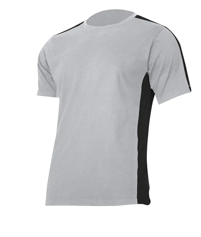 ⁨Koszulka t-shirt 180g/m2, szaro-czarna, "xl", ce, lahti⁩ w sklepie Wasserman.eu