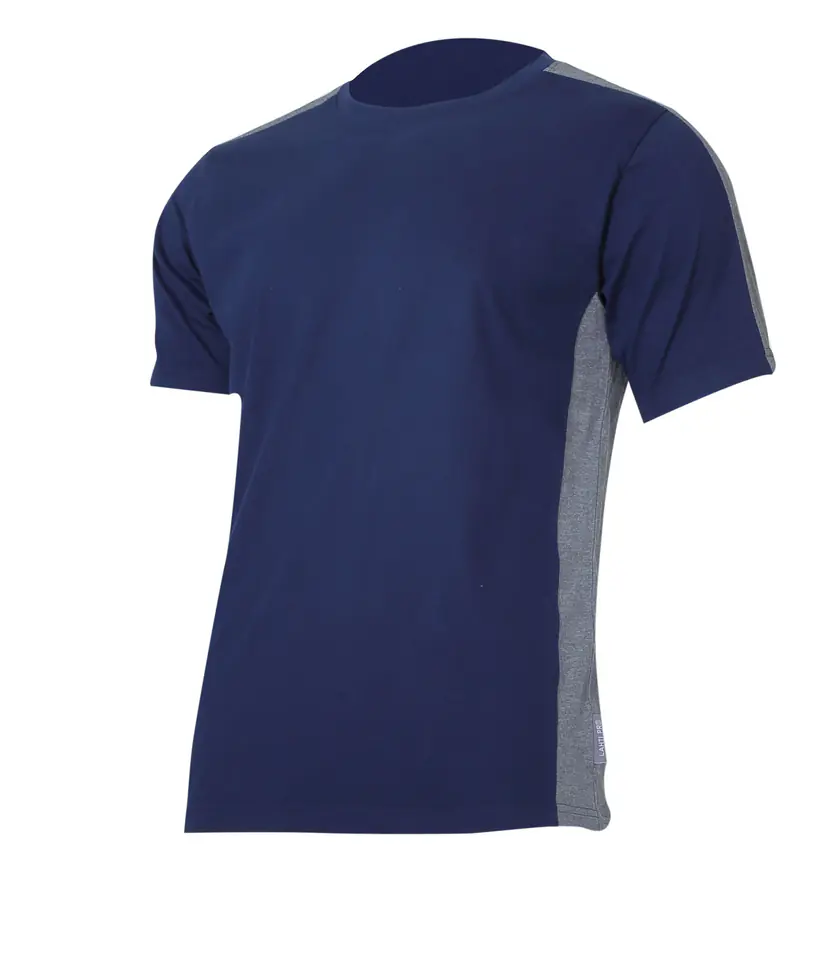 ⁨Koszulka t-shirt 180g/m2, granatowo-szara, "2xl", ce, lahti⁩ w sklepie Wasserman.eu