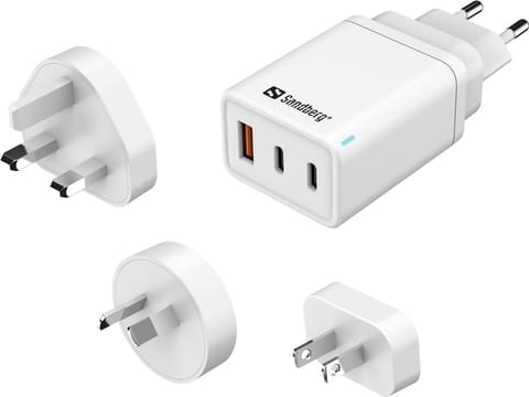 ⁨Sandberg 3in1 TravelCharger USB-C/A 65W⁩ w sklepie Wasserman.eu