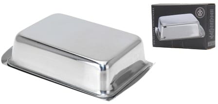 ⁨Stainless steel butter bowl 16x10 cm⁩ at Wasserman.eu