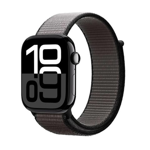 ⁨Crong Nylon - Pasek sportowy do Apple Watch 44/45/46/49 mm (Night Grey)⁩ w sklepie Wasserman.eu