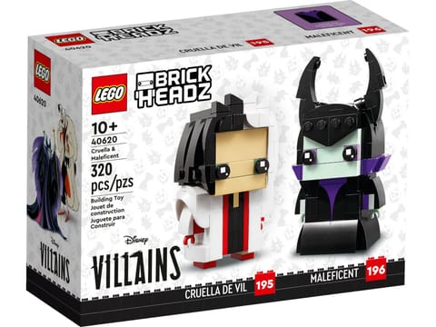 ⁨LEGO 40620 BrickHeadz - Cruella & Maleficent⁩ w sklepie Wasserman.eu