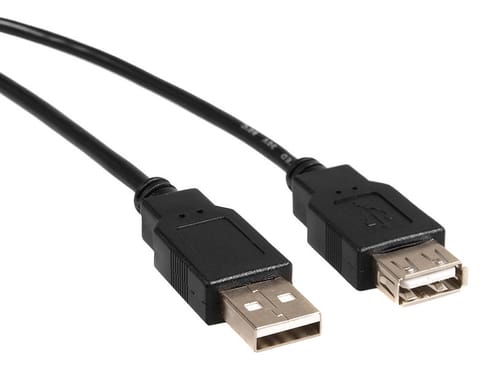 ⁨Kabel USB gniazdo-wtyk 3metry Przedłużacz USB⁩ w sklepie Wasserman.eu