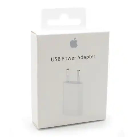 ⁨Ład. siec. Apple MD813ZM/A blister A1400 iPhone 5/4/4S/3/6/7/8/X biały/white⁩ w sklepie Wasserman.eu