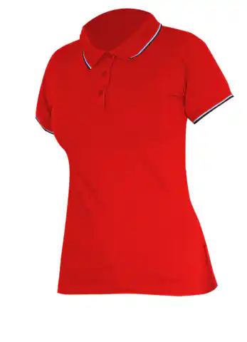 ⁨Women's polo shirt 190g/m2, red, "m", ce, lahti⁩ at Wasserman.eu