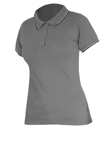 ⁨Women's polo shirt 190g/m2, grey, "s", ce, lahti⁩ at Wasserman.eu
