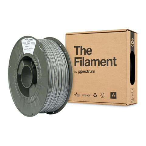 ⁨The Filament 3D filament, PLA, 1,75mm, 1000g, TF-24006, silver aluminium⁩ w sklepie Wasserman.eu