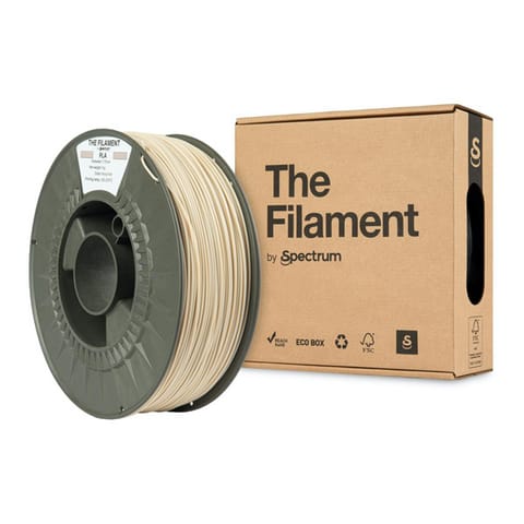 ⁨The Filament 3D filament, PLA, 1,75mm, 1000g, TF-24009, wood ash⁩ w sklepie Wasserman.eu