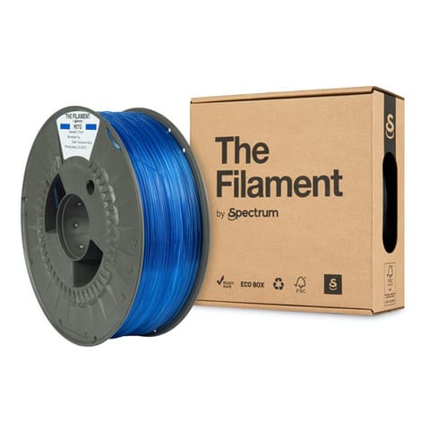 ⁨The Filament 3D filament, PETG, 1,75mm, 1000g, TF-24027, transparent blue⁩ w sklepie Wasserman.eu
