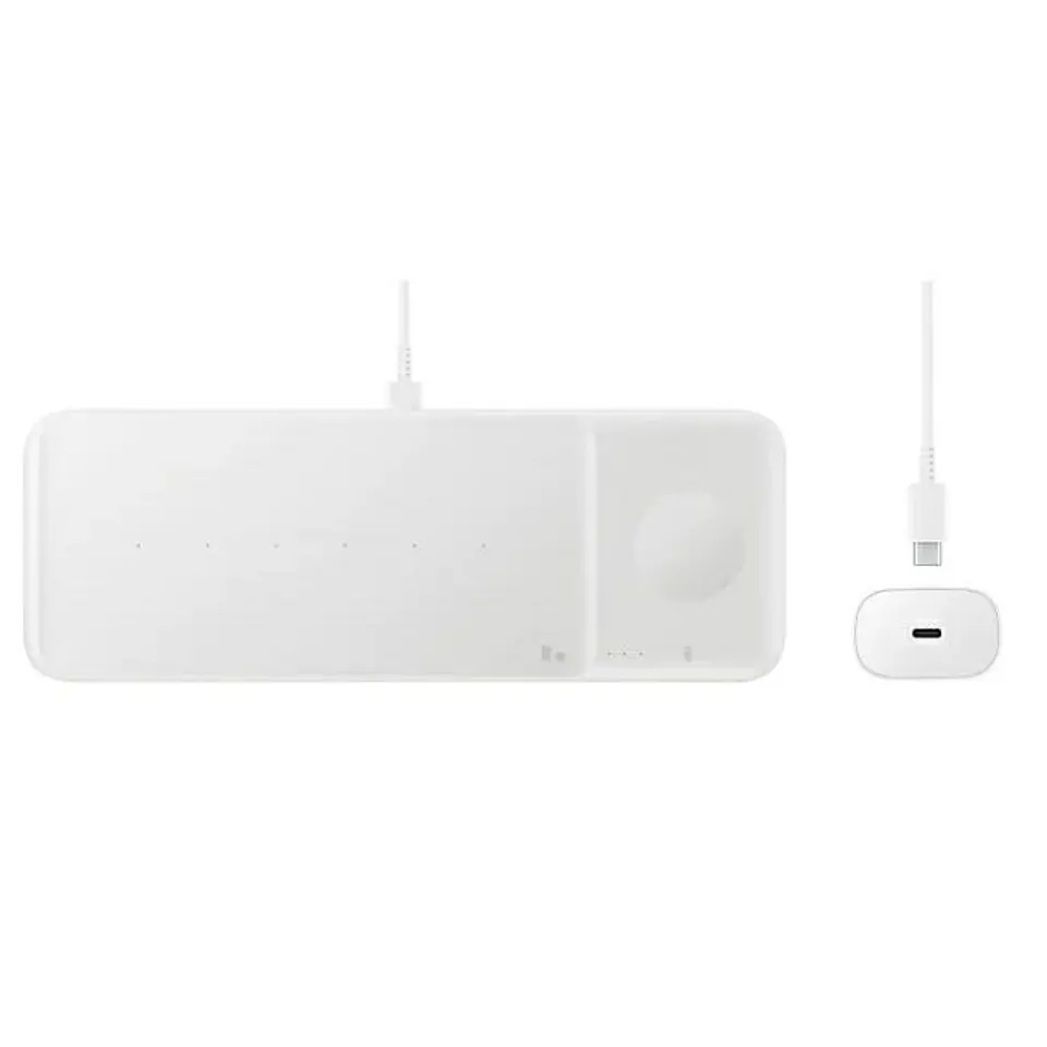 ⁨Inductive charger Samsung EP-P6300TW Trio 9W white/white⁩ at Wasserman.eu