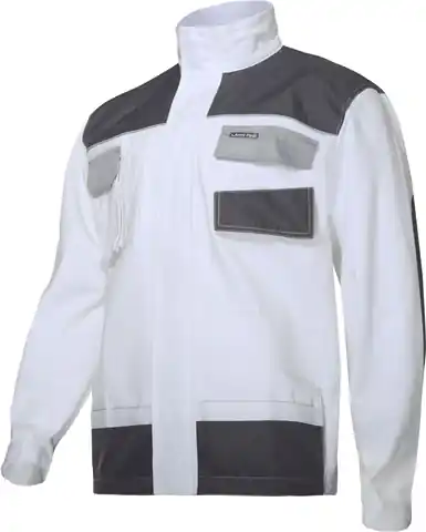 ⁨Bluza biało-szara 100% bawełna, "3xl (60)", ce, lahti⁩ w sklepie Wasserman.eu