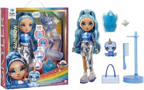 ⁨Rainbow High Classic Rainbow Fashion Doll- Skyler (blue)⁩ at Wasserman.eu