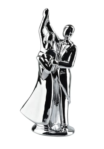 ⁨MIA Figure pair silver 9,5x5xh20cm⁩ at Wasserman.eu