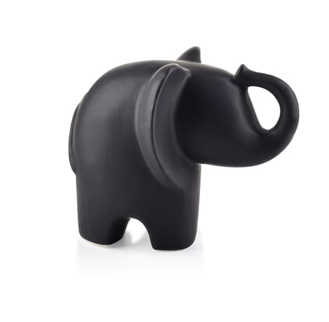 ⁨MIA BLACK Figure elephant 15x10xh12cm⁩ at Wasserman.eu