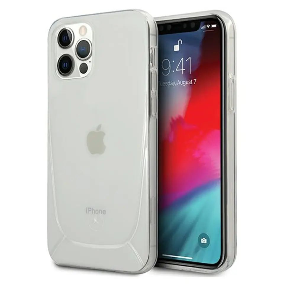 ⁨Mercedes MEHCP12LARCT iPhone 12 Pro Max 6.7" clear hardcase Transparent Line⁩ at Wasserman.eu