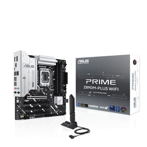 ⁨ASUS PRIME Z890M-PLUS WIFI Intel Z890 LGA 1851 (Socket V1) micro ATX⁩ at Wasserman.eu