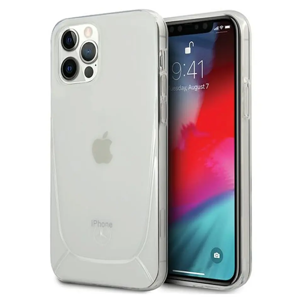 ⁨Mercedes MEHCP12MARCT iPhone 12/12 Pro 6,1" clear hardcase Transparent Line⁩ w sklepie Wasserman.eu