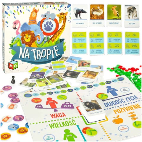 ⁨Gra edukacyjna Na tropie gra dla ciekawskich 8+ MULTIGRA⁩ w sklepie Wasserman.eu