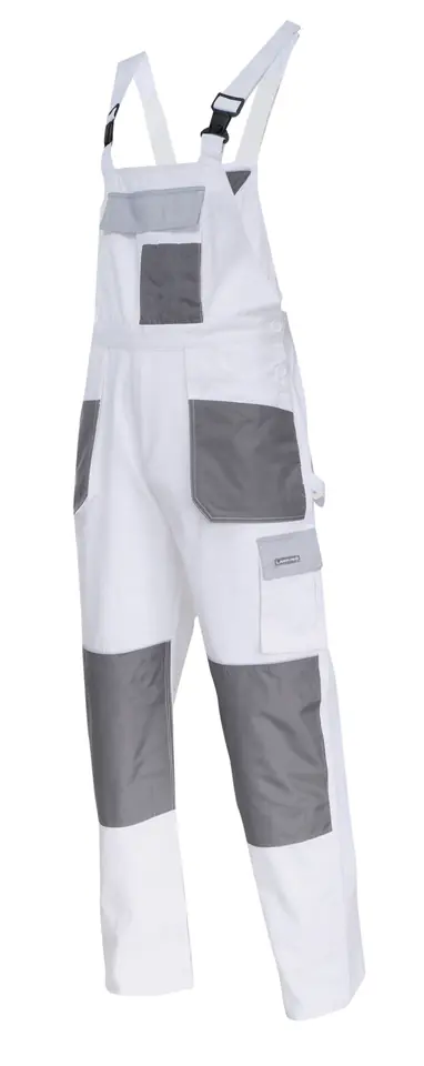 ⁨Dungarees white and gray 100% cotton, "m (50)", ce, lahti⁩ at Wasserman.eu