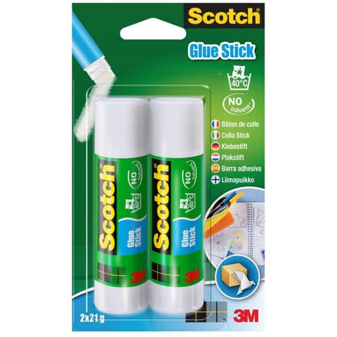 ⁨Klej w sztyfcie SCOTCH 40g (2szt.) blister 00829495 3M⁩ w sklepie Wasserman.eu