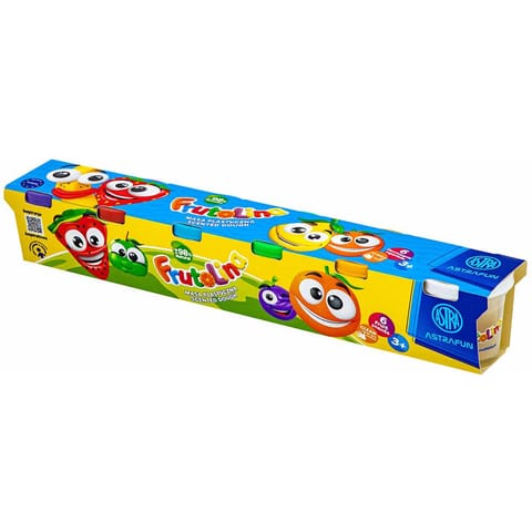 ⁨Masa plastyczna FRUTOLINA zestaw 6 sztuk x 100g 336122011 ASTRA⁩ w sklepie Wasserman.eu