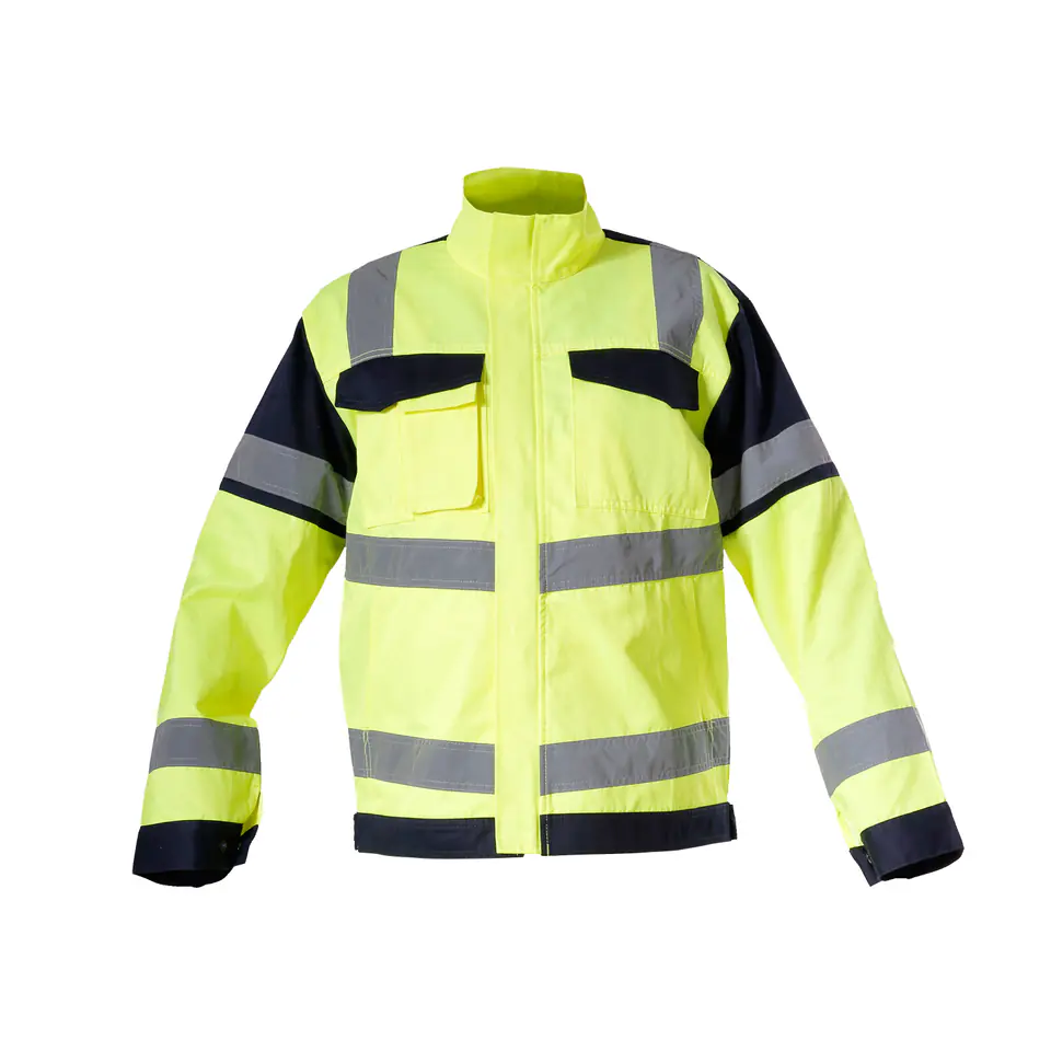 ⁨Jacket warn. yellow 'premium', 'l', ce, lahti⁩ at Wasserman.eu