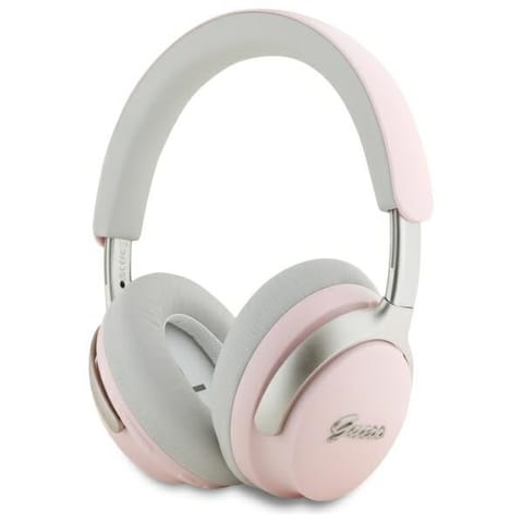 Guess słuchawki nauszne Bluetooth ANC/ENC GUBHC22PSBCSMP różowy/pink DB Metal Script Logo w sklepie Wasserman.eu