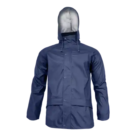 ⁨Rain jacket pu, navy blue, "xl", ce, lahti⁩ at Wasserman.eu
