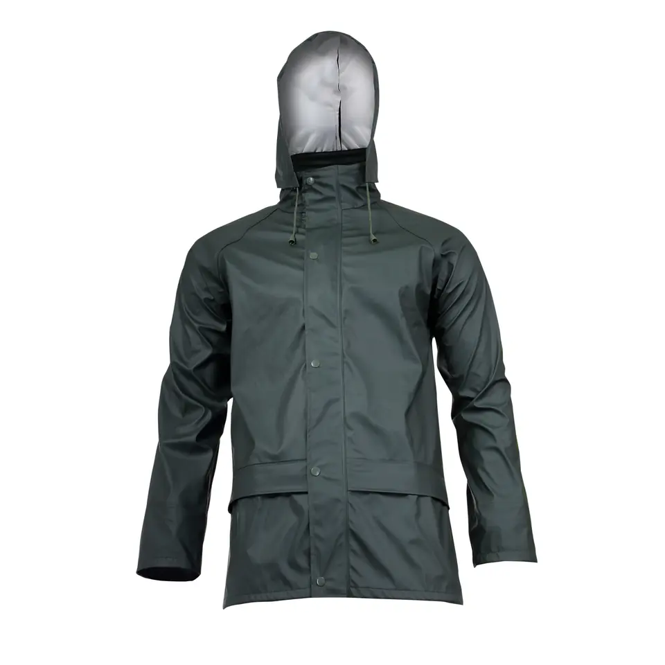 ⁨Rain jacket pu, green, "3xl", ce, lahti⁩ at Wasserman.eu