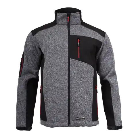 ⁨Sweater jacket inserts soft., gray-black, "l", ce, lahti⁩ at Wasserman.eu