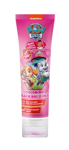 ⁨KIDS Psi Patrol Żel koloryzujący do kąpieli 2w1 - Strawberry Yogurt (jogurtowa truskawka) 150 ml⁩ w sklepie Wasserman.eu