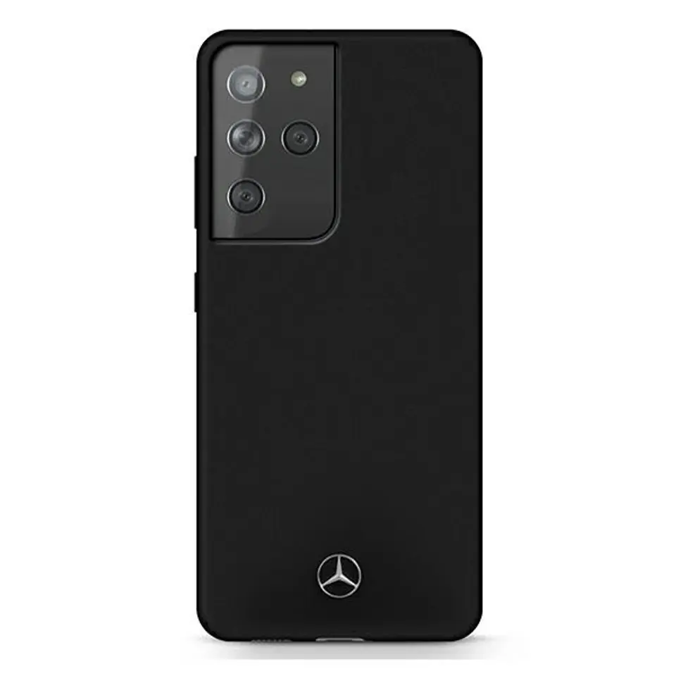 ⁨Mercedes MEHCS21LSILBK S21 Ultra G998 black/black hardcase Silicone Line⁩ at Wasserman.eu