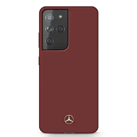 ⁨Mercedes MEHCS21LSILRE S21 Ultra G998 red/red hardcase Silicone Line⁩ at Wasserman.eu