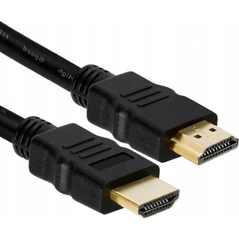 ⁨Kabel HDMI -> HDMI 1,5m czarny BULK⁩ w sklepie Wasserman.eu