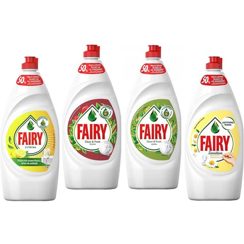 ⁨Płyn do naczyń Fairy 900ml Jabłko⁩ w sklepie Wasserman.eu