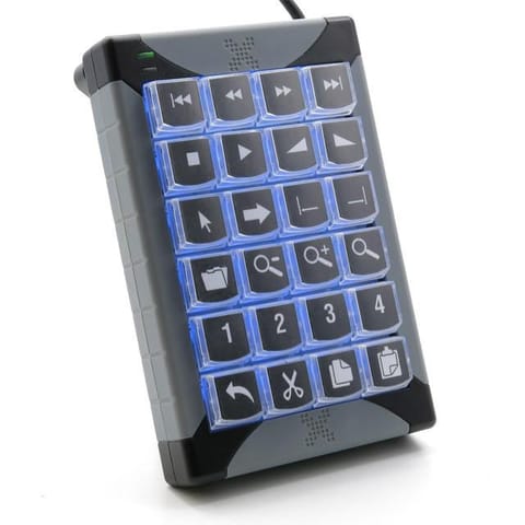 ⁨P.I. Engineering X-Keys Desktop USB 24 keys⁩ w sklepie Wasserman.eu