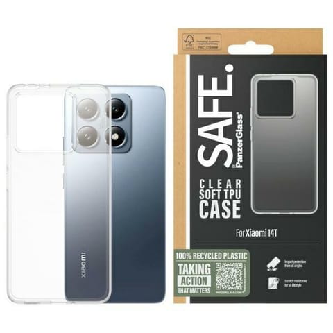 ⁨SAFE by PanzerGlass Xiaomi 14T Hardcase   przeźroczysty/clear SARTPUCG58564⁩ w sklepie Wasserman.eu