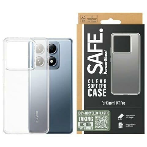 ⁨SAFE by PanzerGlass Xiaomi 14T Pro        Hardcase przeźroczysty/clear SARTPUCG58319⁩ w sklepie Wasserman.eu