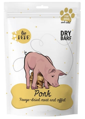 ⁨Paka Zwierzaka Lio PEPE Przysmak Pork (Polędwiczka wieprzowa) 60g⁩ w sklepie Wasserman.eu
